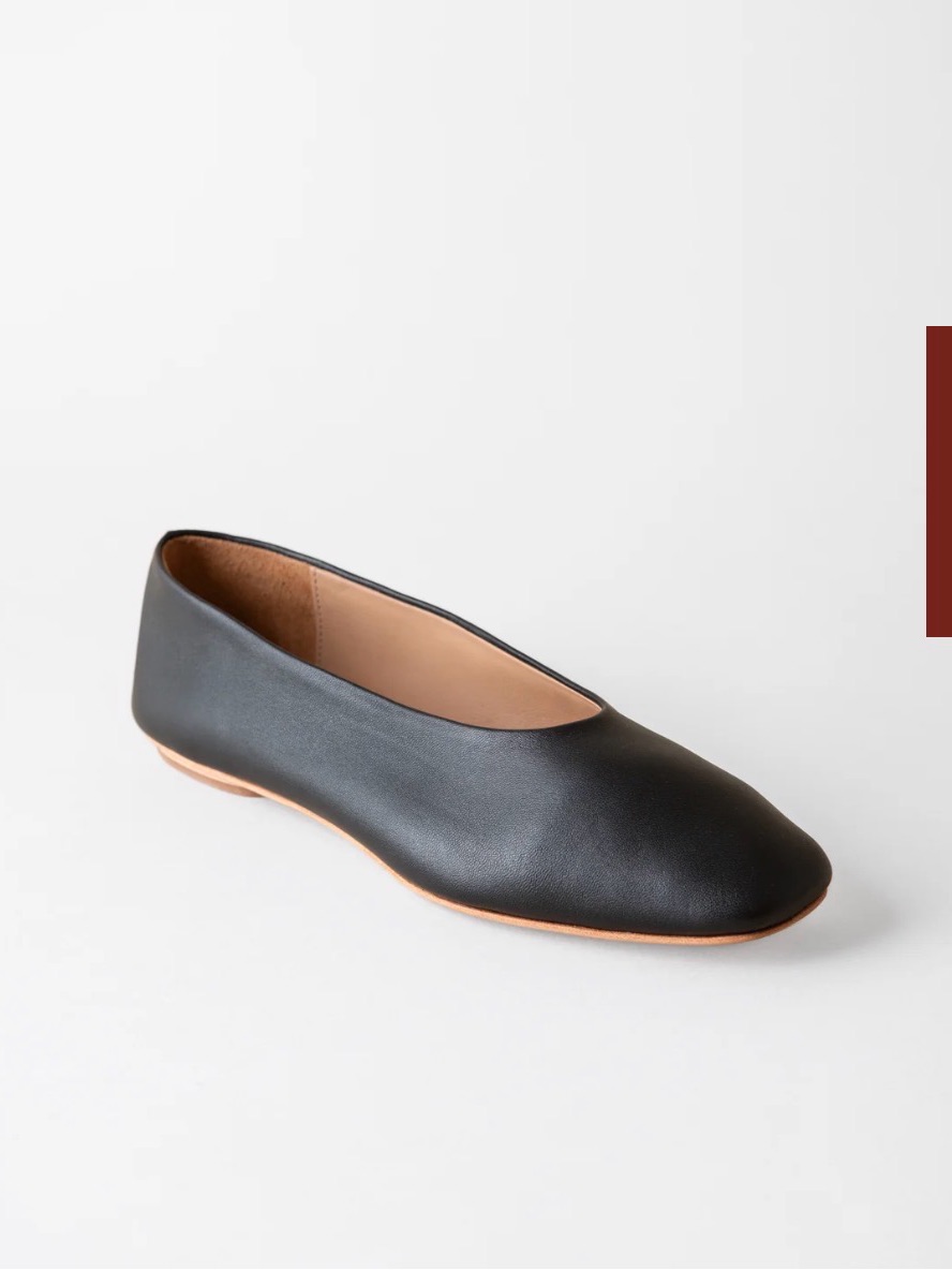Huma Blanco Margaux Leather Ballet Flat - Women